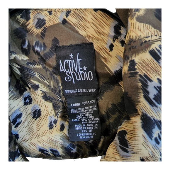 VTG Active Studio Women's Rousso Track Suit Beverly Goldberg Retro Size Large - Picture 3 of 11